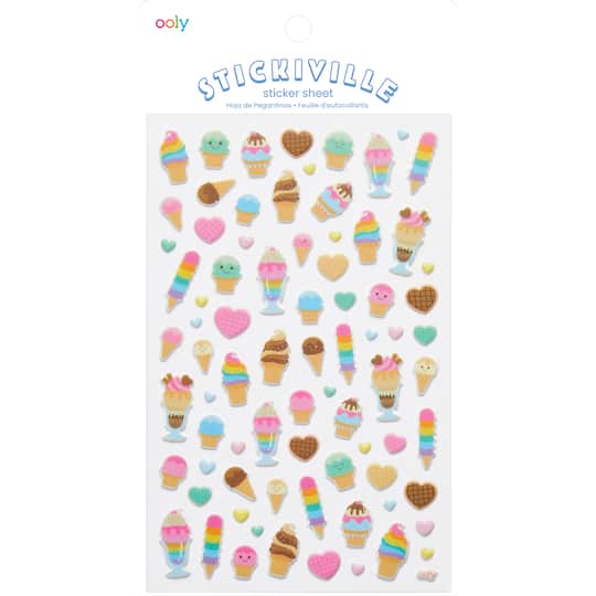 Ooly Stickiville Ice Cream Dream Sticker Sheet